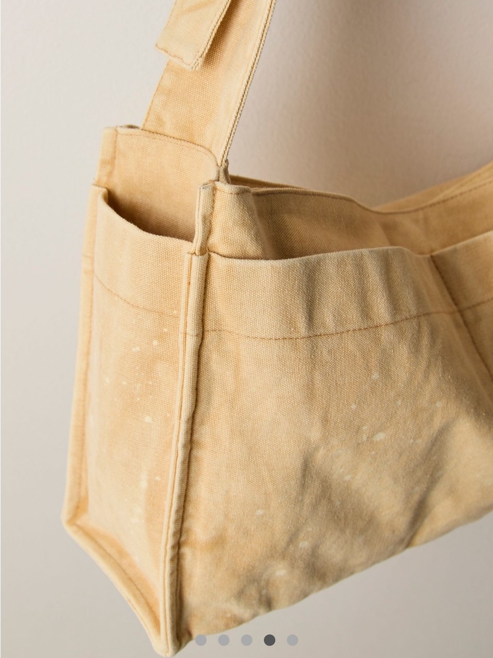 Free People Campus Crush Sling  Canvas Bag in Neutral